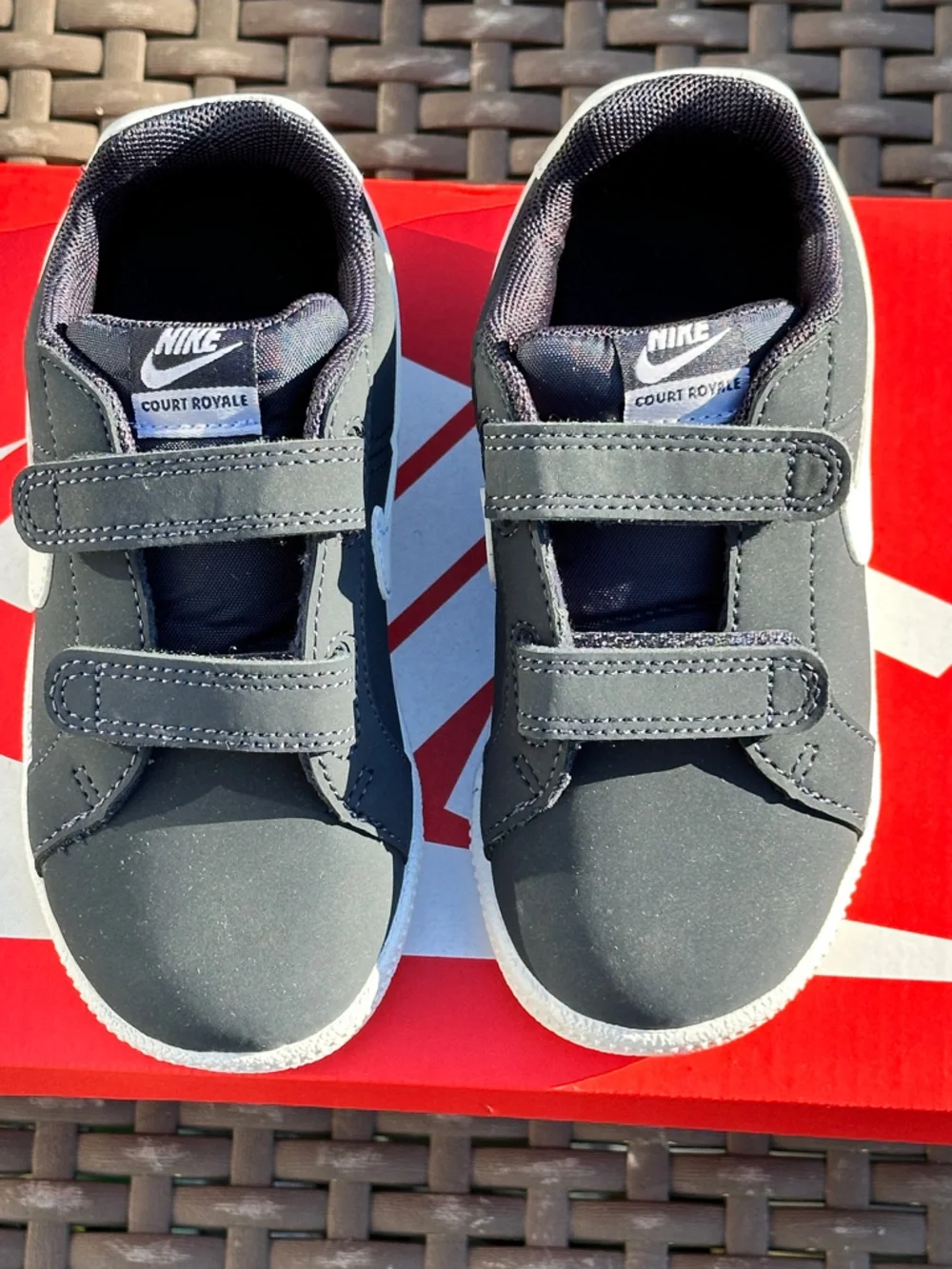 Nike Court Royale TDV Toddler Low Casual Sneaker (Navy White) Size 8C NEW